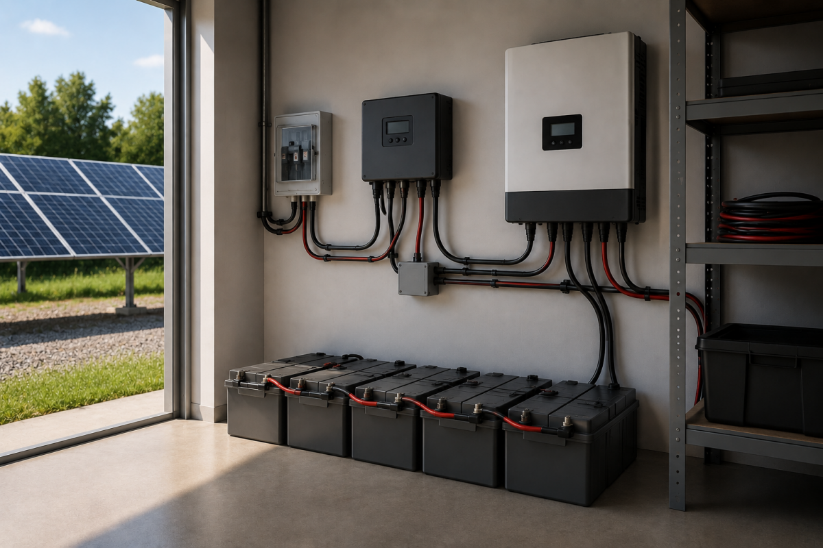 Como escolher a bateria estacion&aacute;ria ideal para energia solar off-grid