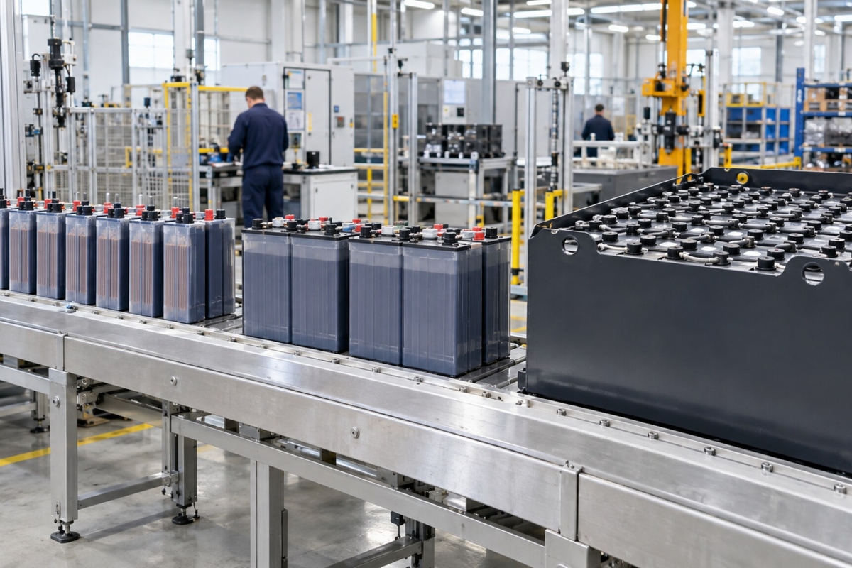 Tipos de bateria tracion&aacute;ria: guia completo por tecnologia e aplica&ccedil;&atilde;o